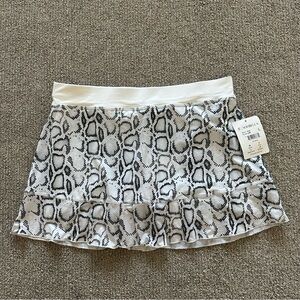 Sofibella‎ 14” Snake Print Skort Large UPF 50 Tennis Golf Skirt Built-In Shorts
